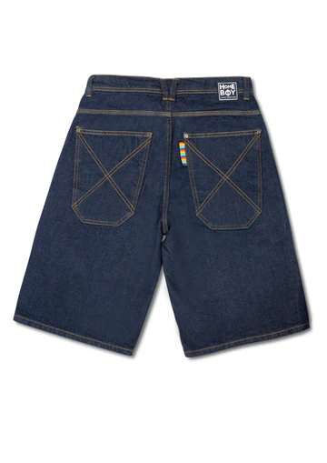 Baggy Jean Denim Indigo Shorts
