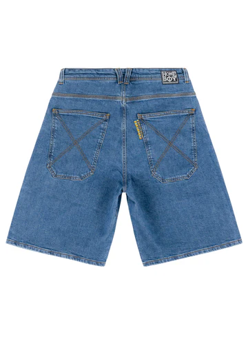 Baggy Jean Monster Denim Washed Shorts