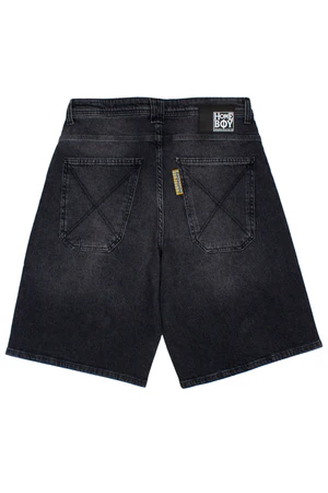 Baggy Jean Desperado Denim Black Shorts