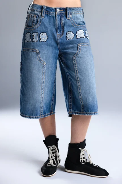 Miss Me Kaitlyn Baggy Utility Jorts