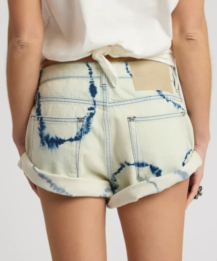 Low Rise Revival Bandits Tie Jean Shorts