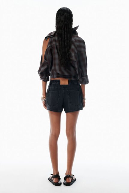 Alexander Wang logo-embossed marathon shorts