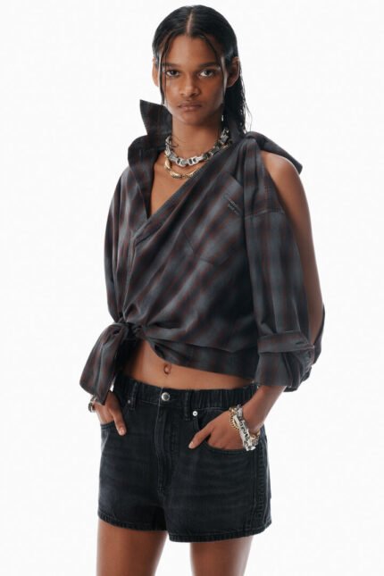 Alexander Wang logo-embossed marathon shorts