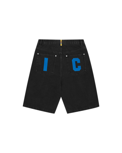 BBC Ice Cream Running Dog Denim Shorts Blue