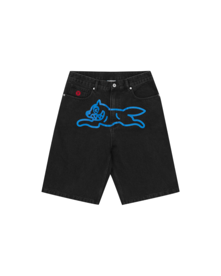 BBC Ice Cream Running Dog Denim Shorts Blue