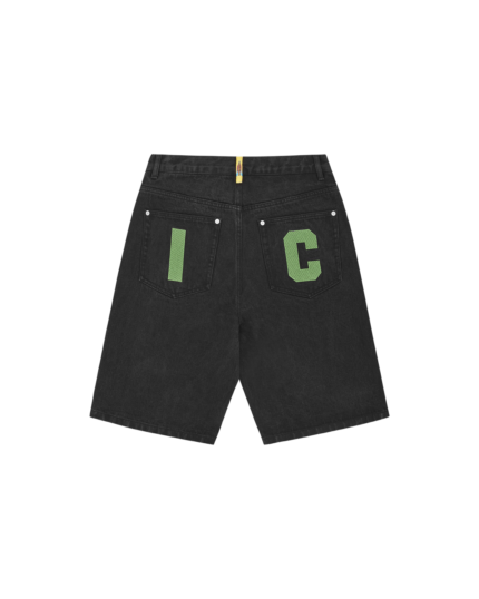 BBC Ice Cream Running Dog Denim Shorts Green