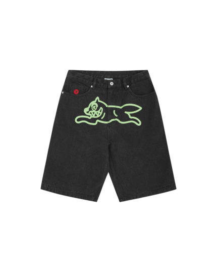 BBC Ice Cream Running Dog Denim Shorts Green