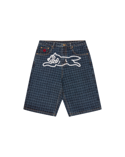 BBC Ice Cream Womens Houndstooth Running Dog Jorts
