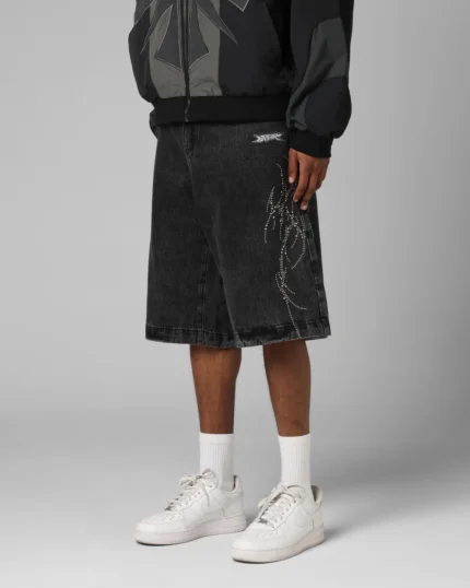 Black goth clique jorts