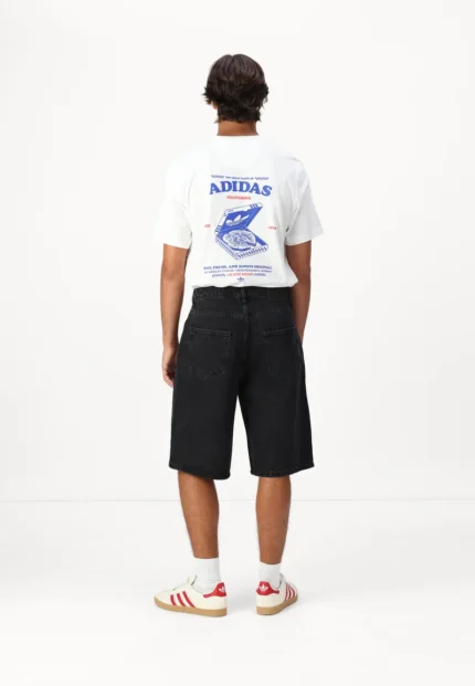 Black junan basic jeans shorts