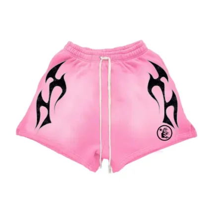 Pink Hellstar Flame shorts