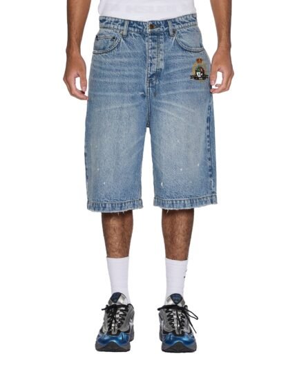 Baggy Maxx Jorts 70’s Blue Trashed